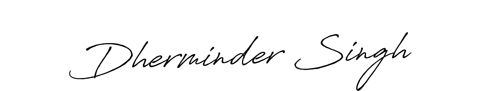 It looks lik you need a new signature style for name Dherminder Singh. Design unique handwritten (Antro_Vectra_Bolder) signature with our free signature maker in just a few clicks. Dherminder Singh signature style 7 images and pictures png