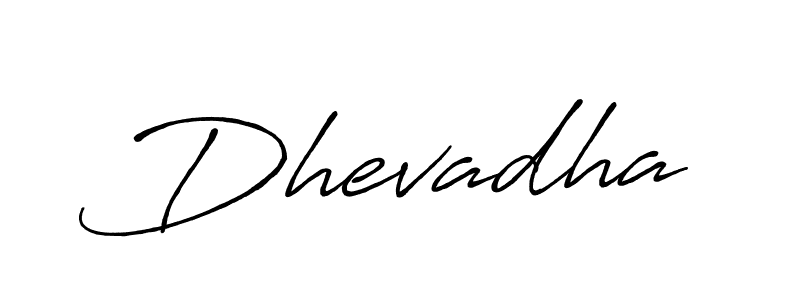 Design your own signature with our free online signature maker. With this signature software, you can create a handwritten (Antro_Vectra_Bolder) signature for name Dhevadha. Dhevadha signature style 7 images and pictures png