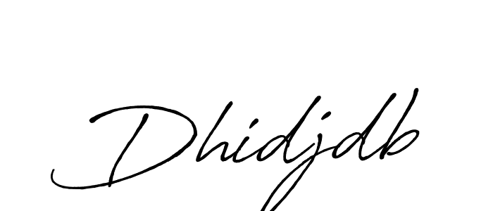 How to make Dhidjdb signature? Antro_Vectra_Bolder is a professional autograph style. Create handwritten signature for Dhidjdb name. Dhidjdb signature style 7 images and pictures png