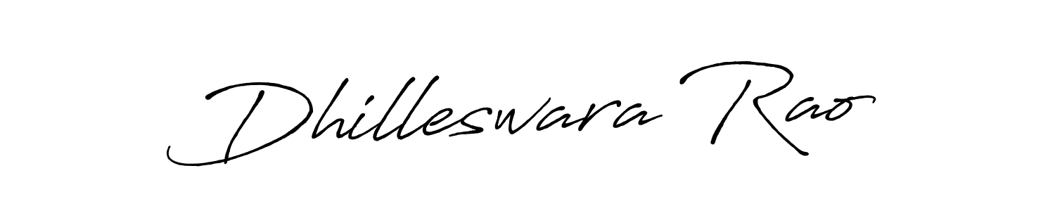 Similarly Antro_Vectra_Bolder is the best handwritten signature design. Signature creator online .You can use it as an online autograph creator for name Dhilleswara Rao. Dhilleswara Rao signature style 7 images and pictures png