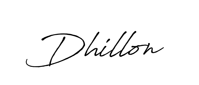 How to make Dhillon signature? Antro_Vectra_Bolder is a professional autograph style. Create handwritten signature for Dhillon name. Dhillon signature style 7 images and pictures png