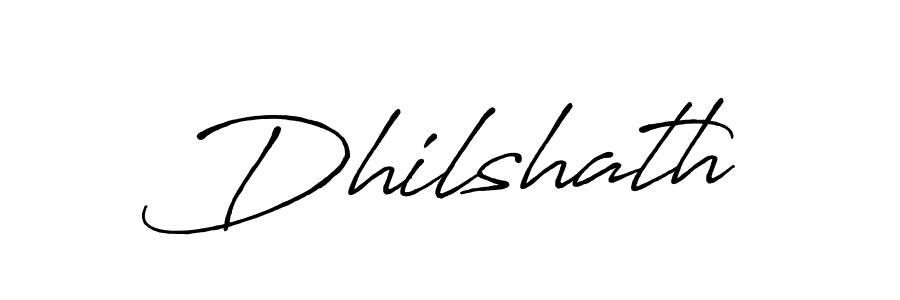It looks lik you need a new signature style for name Dhilshath. Design unique handwritten (Antro_Vectra_Bolder) signature with our free signature maker in just a few clicks. Dhilshath signature style 7 images and pictures png