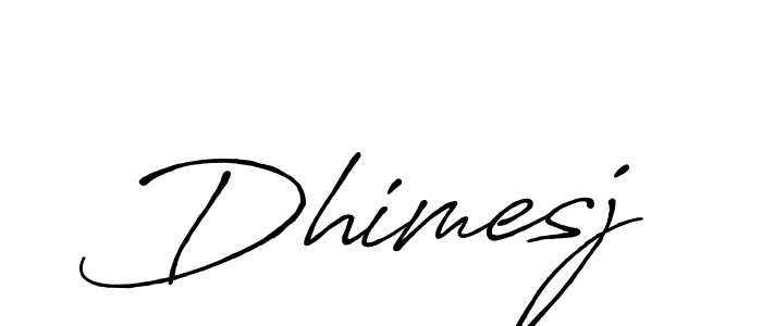 How to make Dhimesj name signature. Use Antro_Vectra_Bolder style for creating short signs online. This is the latest handwritten sign. Dhimesj signature style 7 images and pictures png