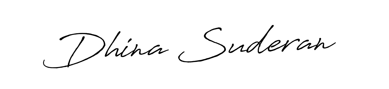 Once you've used our free online signature maker to create your best signature Antro_Vectra_Bolder style, it's time to enjoy all of the benefits that Dhina Suderan name signing documents. Dhina Suderan signature style 7 images and pictures png