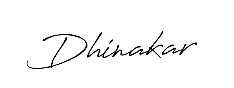 Create a beautiful signature design for name Dhinakar. With this signature (Antro_Vectra_Bolder) fonts, you can make a handwritten signature for free. Dhinakar signature style 7 images and pictures png