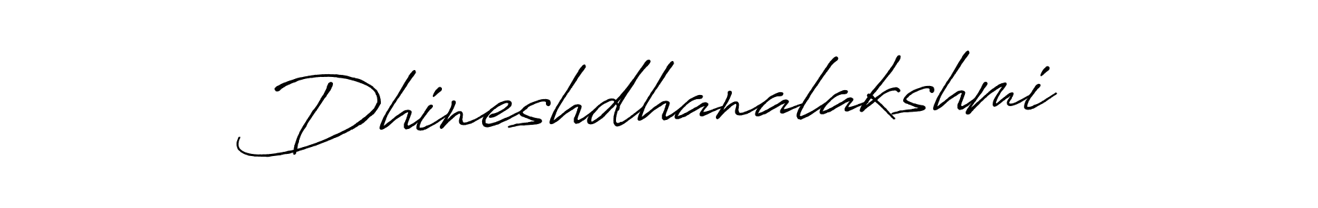 How to make Dhineshdhanalakshmi name signature. Use Antro_Vectra_Bolder style for creating short signs online. This is the latest handwritten sign. Dhineshdhanalakshmi signature style 7 images and pictures png