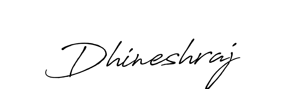 Design your own signature with our free online signature maker. With this signature software, you can create a handwritten (Antro_Vectra_Bolder) signature for name Dhineshraj. Dhineshraj signature style 7 images and pictures png