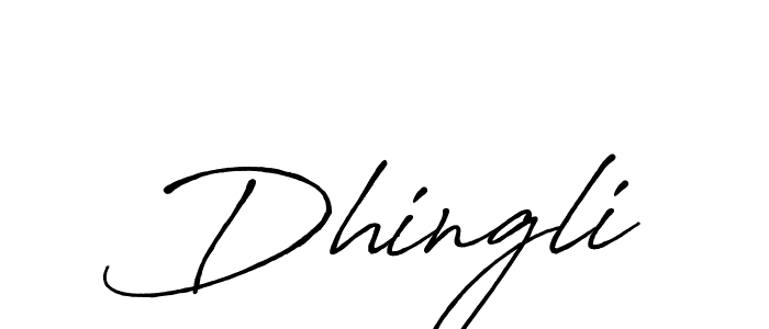 How to Draw Dhingli signature style? Antro_Vectra_Bolder is a latest design signature styles for name Dhingli. Dhingli signature style 7 images and pictures png