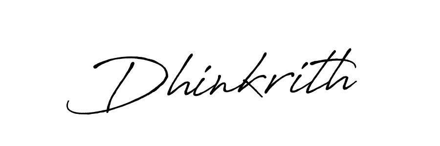 It looks lik you need a new signature style for name Dhinkrith. Design unique handwritten (Antro_Vectra_Bolder) signature with our free signature maker in just a few clicks. Dhinkrith signature style 7 images and pictures png