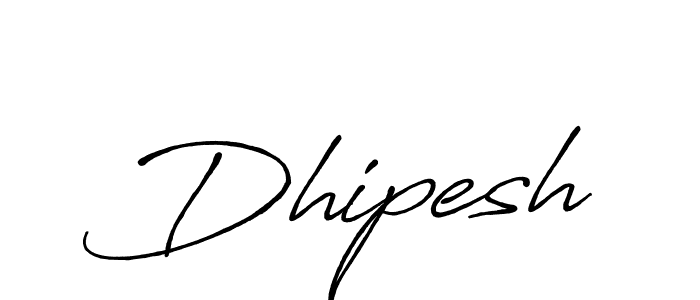 Create a beautiful signature design for name Dhipesh. With this signature (Antro_Vectra_Bolder) fonts, you can make a handwritten signature for free. Dhipesh signature style 7 images and pictures png