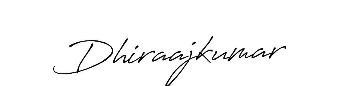 How to make Dhiraajkumar signature? Antro_Vectra_Bolder is a professional autograph style. Create handwritten signature for Dhiraajkumar name. Dhiraajkumar signature style 7 images and pictures png