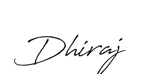 Design your own signature with our free online signature maker. With this signature software, you can create a handwritten (Antro_Vectra_Bolder) signature for name Dhiraj. Dhiraj signature style 7 images and pictures png