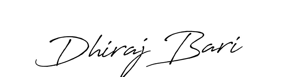 if you are searching for the best signature style for your name Dhiraj Bari. so please give up your signature search. here we have designed multiple signature styles  using Antro_Vectra_Bolder. Dhiraj Bari signature style 7 images and pictures png