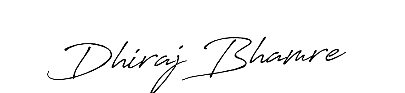 See photos of Dhiraj Bhamre official signature by Spectra . Check more albums & portfolios. Read reviews & check more about Antro_Vectra_Bolder font. Dhiraj Bhamre signature style 7 images and pictures png