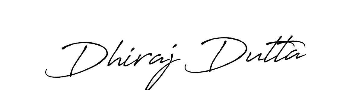 Make a beautiful signature design for name Dhiraj Dutta. Use this online signature maker to create a handwritten signature for free. Dhiraj Dutta signature style 7 images and pictures png