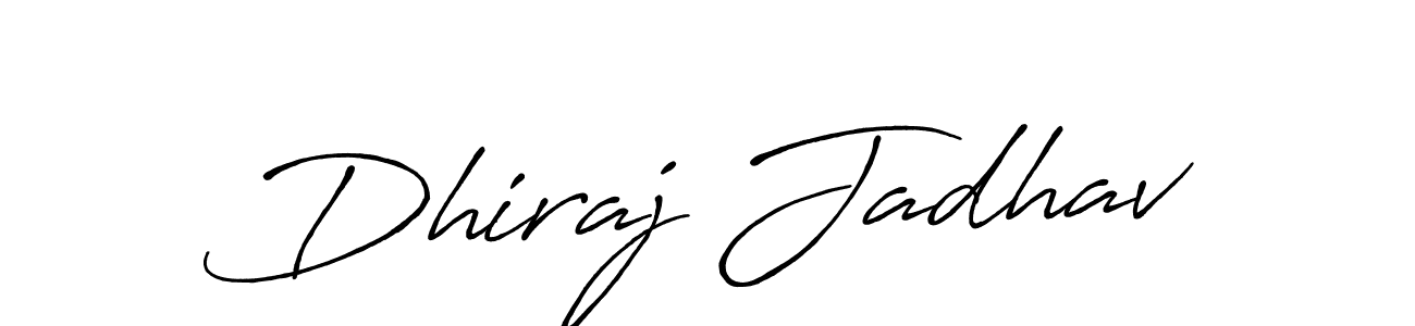 How to Draw Dhiraj Jadhav signature style? Antro_Vectra_Bolder is a latest design signature styles for name Dhiraj Jadhav. Dhiraj Jadhav signature style 7 images and pictures png