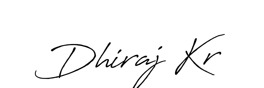 Make a short Dhiraj Kr signature style. Manage your documents anywhere anytime using Antro_Vectra_Bolder. Create and add eSignatures, submit forms, share and send files easily. Dhiraj Kr signature style 7 images and pictures png