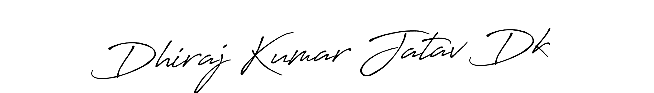Antro_Vectra_Bolder is a professional signature style that is perfect for those who want to add a touch of class to their signature. It is also a great choice for those who want to make their signature more unique. Get Dhiraj Kumar Jatav Dk name to fancy signature for free. Dhiraj Kumar Jatav Dk signature style 7 images and pictures png