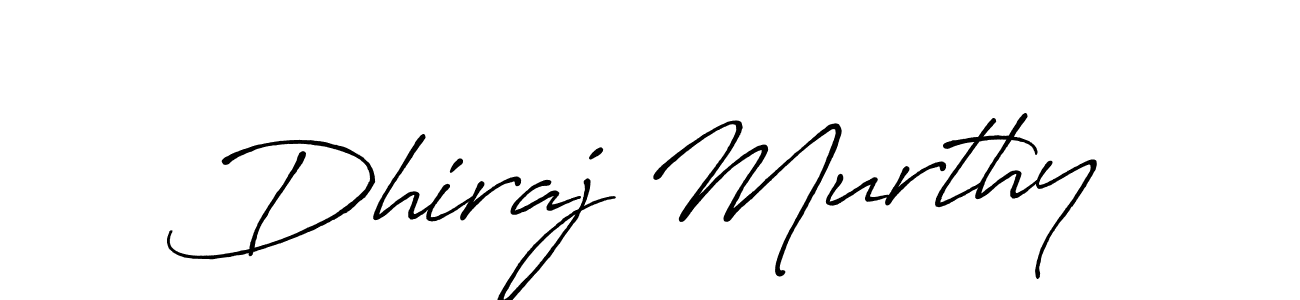 How to Draw Dhiraj Murthy signature style? Antro_Vectra_Bolder is a latest design signature styles for name Dhiraj Murthy. Dhiraj Murthy signature style 7 images and pictures png