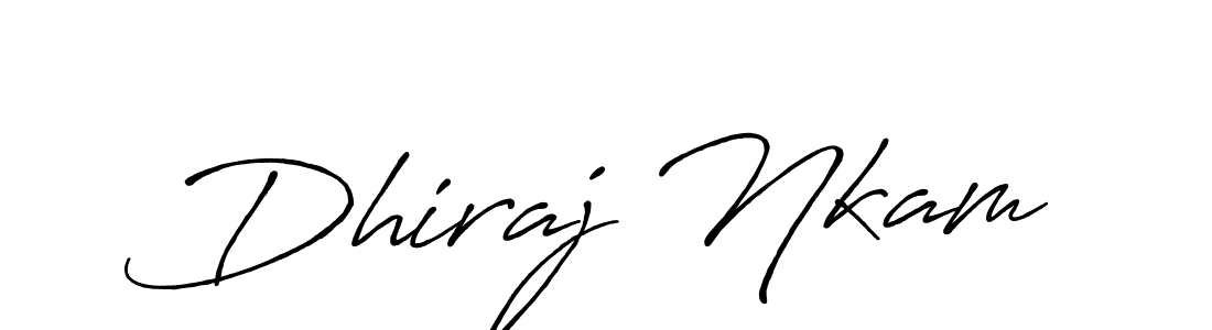 It looks lik you need a new signature style for name Dhiraj Nkam. Design unique handwritten (Antro_Vectra_Bolder) signature with our free signature maker in just a few clicks. Dhiraj Nkam signature style 7 images and pictures png