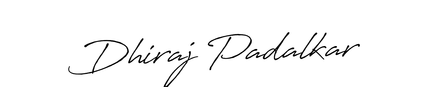 Make a beautiful signature design for name Dhiraj Padalkar. Use this online signature maker to create a handwritten signature for free. Dhiraj Padalkar signature style 7 images and pictures png