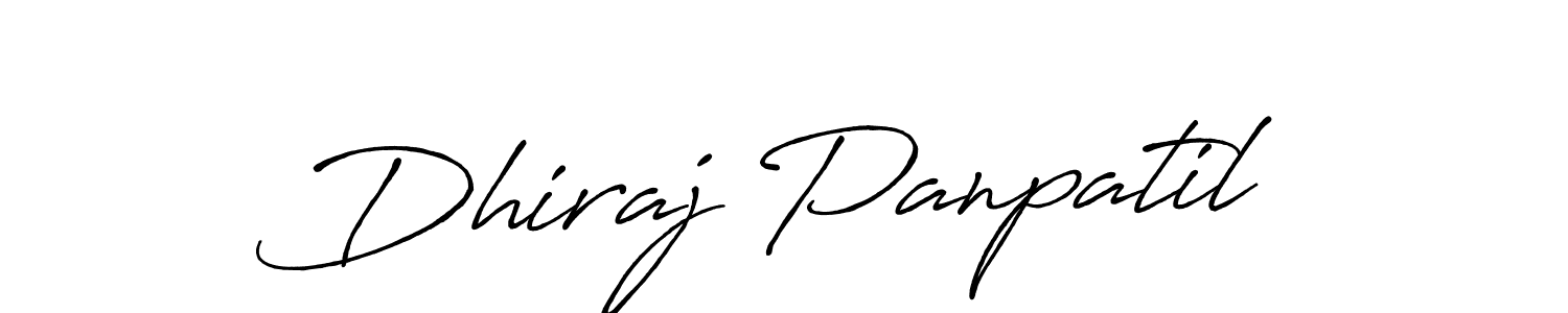 How to make Dhiraj Panpatil signature? Antro_Vectra_Bolder is a professional autograph style. Create handwritten signature for Dhiraj Panpatil name. Dhiraj Panpatil signature style 7 images and pictures png