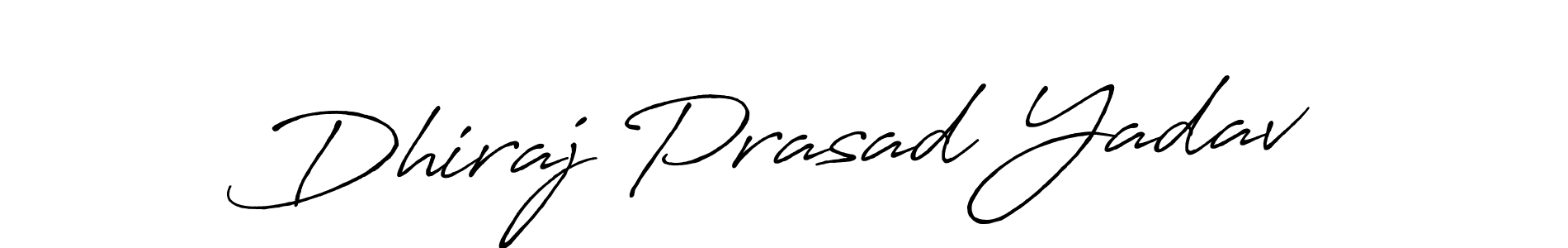 This is the best signature style for the Dhiraj Prasad Yadav name. Also you like these signature font (Antro_Vectra_Bolder). Mix name signature. Dhiraj Prasad Yadav signature style 7 images and pictures png