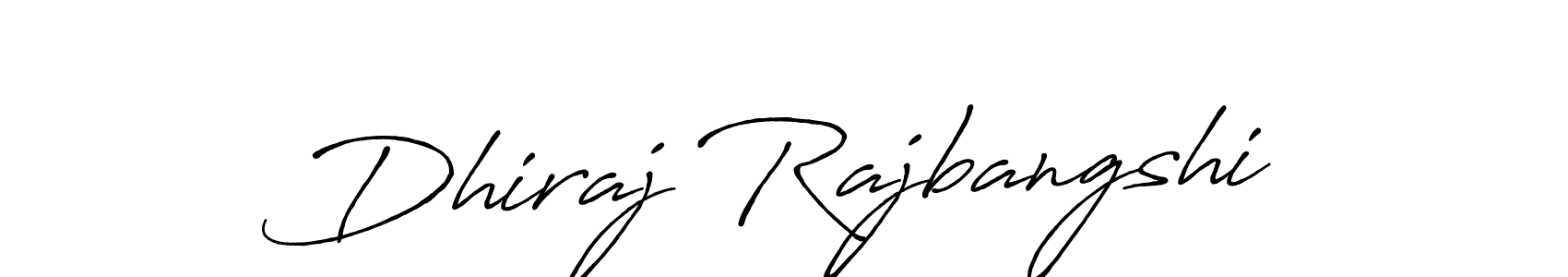 Design your own signature with our free online signature maker. With this signature software, you can create a handwritten (Antro_Vectra_Bolder) signature for name Dhiraj Rajbangshi. Dhiraj Rajbangshi signature style 7 images and pictures png