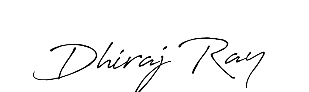 Dhiraj Ray stylish signature style. Best Handwritten Sign (Antro_Vectra_Bolder) for my name. Handwritten Signature Collection Ideas for my name Dhiraj Ray. Dhiraj Ray signature style 7 images and pictures png