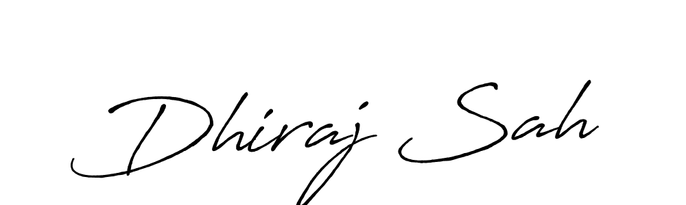 It looks lik you need a new signature style for name Dhiraj Sah. Design unique handwritten (Antro_Vectra_Bolder) signature with our free signature maker in just a few clicks. Dhiraj Sah signature style 7 images and pictures png
