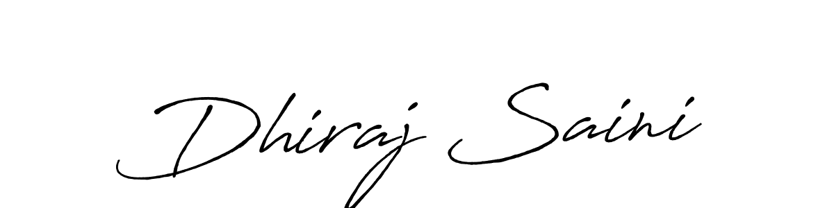 It looks lik you need a new signature style for name Dhiraj Saini. Design unique handwritten (Antro_Vectra_Bolder) signature with our free signature maker in just a few clicks. Dhiraj Saini signature style 7 images and pictures png
