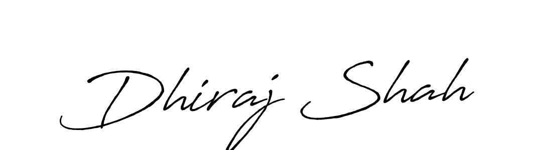 How to make Dhiraj Shah signature? Antro_Vectra_Bolder is a professional autograph style. Create handwritten signature for Dhiraj Shah name. Dhiraj Shah signature style 7 images and pictures png