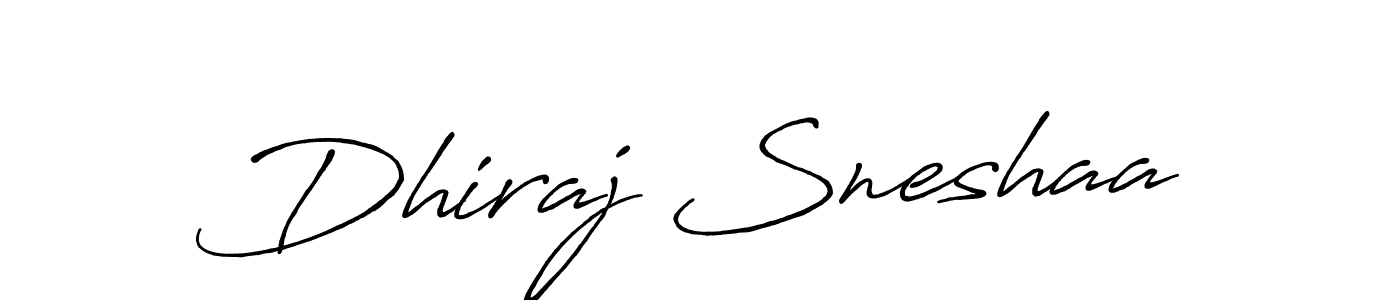 It looks lik you need a new signature style for name Dhiraj Sneshaa. Design unique handwritten (Antro_Vectra_Bolder) signature with our free signature maker in just a few clicks. Dhiraj Sneshaa signature style 7 images and pictures png