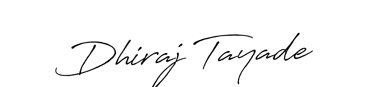 Similarly Antro_Vectra_Bolder is the best handwritten signature design. Signature creator online .You can use it as an online autograph creator for name Dhiraj Tayade. Dhiraj Tayade signature style 7 images and pictures png