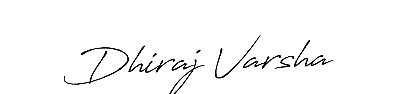 Use a signature maker to create a handwritten signature online. With this signature software, you can design (Antro_Vectra_Bolder) your own signature for name Dhiraj Varsha. Dhiraj Varsha signature style 7 images and pictures png