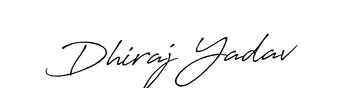 You should practise on your own different ways (Antro_Vectra_Bolder) to write your name (Dhiraj Yadav) in signature. don't let someone else do it for you. Dhiraj Yadav signature style 7 images and pictures png
