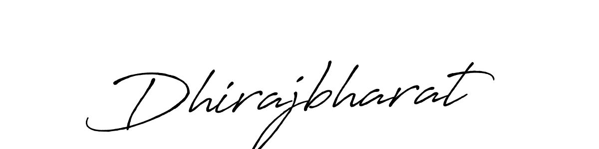 Antro_Vectra_Bolder is a professional signature style that is perfect for those who want to add a touch of class to their signature. It is also a great choice for those who want to make their signature more unique. Get Dhirajbharat name to fancy signature for free. Dhirajbharat signature style 7 images and pictures png
