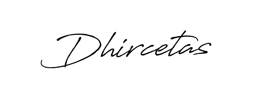 How to make Dhircetas name signature. Use Antro_Vectra_Bolder style for creating short signs online. This is the latest handwritten sign. Dhircetas signature style 7 images and pictures png