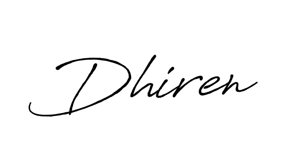 This is the best signature style for the Dhiren name. Also you like these signature font (Antro_Vectra_Bolder). Mix name signature. Dhiren signature style 7 images and pictures png