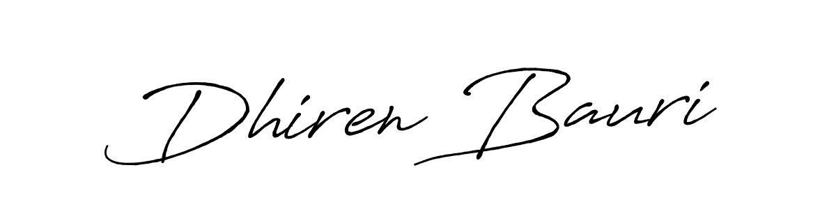 How to make Dhiren Bauri signature? Antro_Vectra_Bolder is a professional autograph style. Create handwritten signature for Dhiren Bauri name. Dhiren Bauri signature style 7 images and pictures png