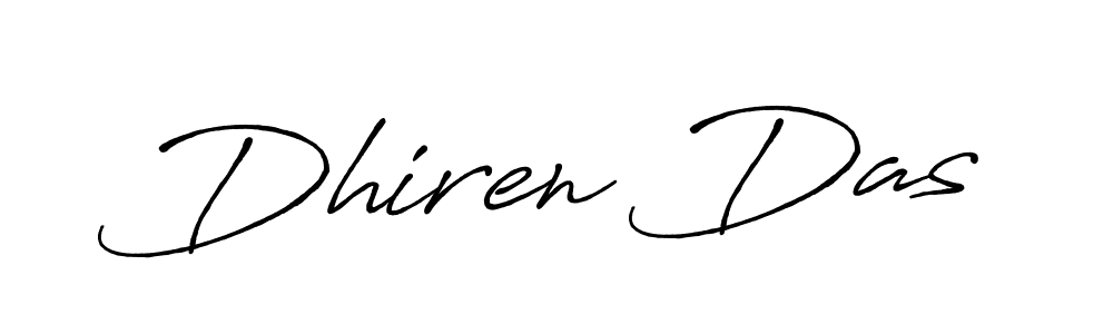 Also You can easily find your signature by using the search form. We will create Dhiren Das name handwritten signature images for you free of cost using Antro_Vectra_Bolder sign style. Dhiren Das signature style 7 images and pictures png