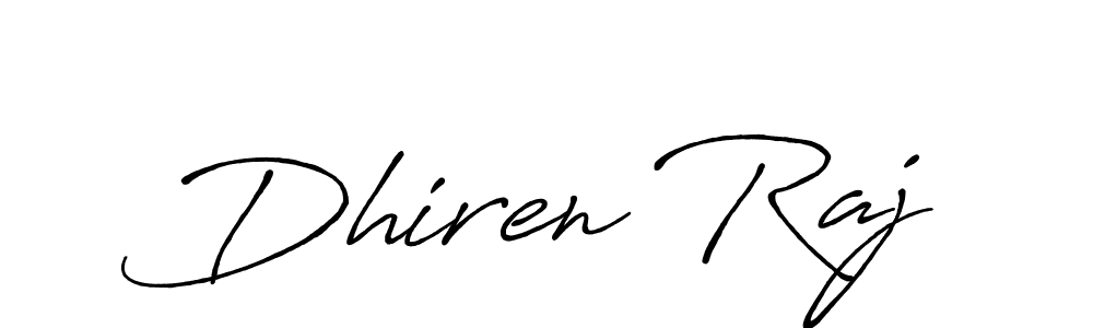 It looks lik you need a new signature style for name Dhiren Raj. Design unique handwritten (Antro_Vectra_Bolder) signature with our free signature maker in just a few clicks. Dhiren Raj signature style 7 images and pictures png