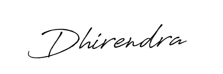 Also we have Dhirendra name is the best signature style. Create professional handwritten signature collection using Antro_Vectra_Bolder autograph style. Dhirendra signature style 7 images and pictures png