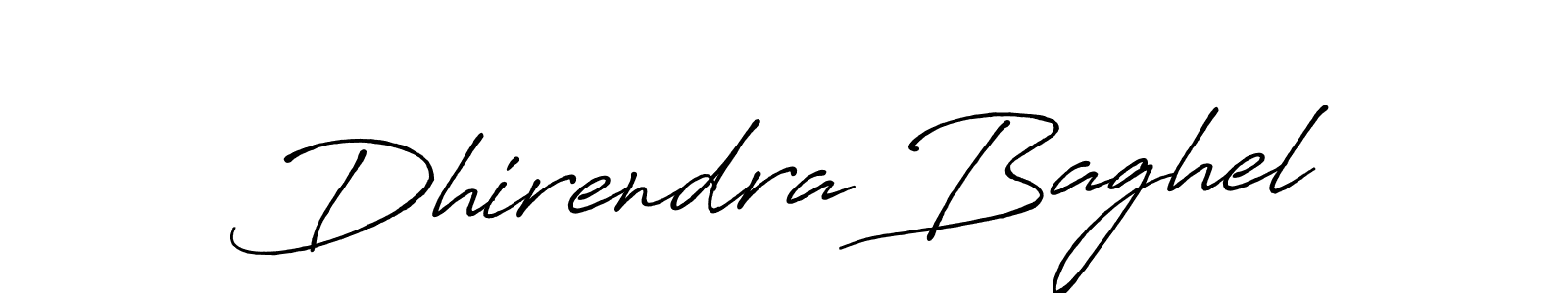 Design your own signature with our free online signature maker. With this signature software, you can create a handwritten (Antro_Vectra_Bolder) signature for name Dhirendra Baghel. Dhirendra Baghel signature style 7 images and pictures png
