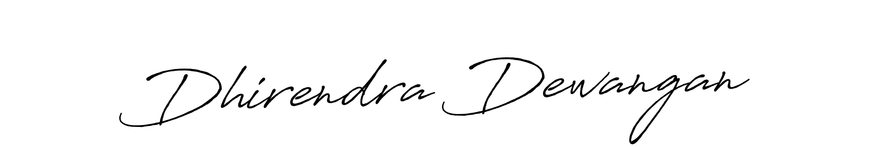 Also we have Dhirendra Dewangan name is the best signature style. Create professional handwritten signature collection using Antro_Vectra_Bolder autograph style. Dhirendra Dewangan signature style 7 images and pictures png