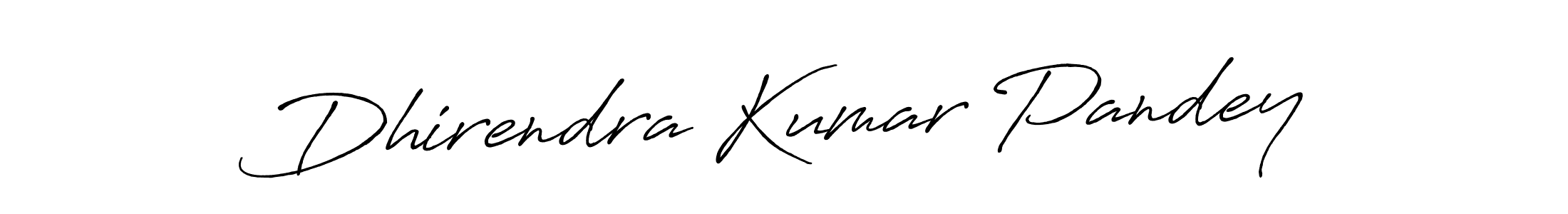 Use a signature maker to create a handwritten signature online. With this signature software, you can design (Antro_Vectra_Bolder) your own signature for name Dhirendra Kumar Pandey. Dhirendra Kumar Pandey signature style 7 images and pictures png