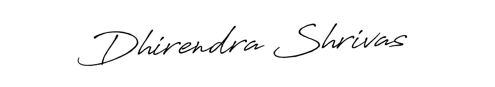 Design your own signature with our free online signature maker. With this signature software, you can create a handwritten (Antro_Vectra_Bolder) signature for name Dhirendra Shrivas. Dhirendra Shrivas signature style 7 images and pictures png