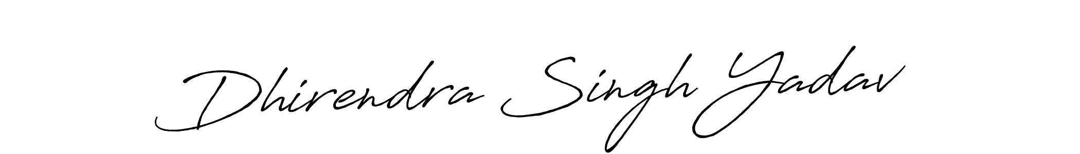 Dhirendra Singh Yadav stylish signature style. Best Handwritten Sign (Antro_Vectra_Bolder) for my name. Handwritten Signature Collection Ideas for my name Dhirendra Singh Yadav. Dhirendra Singh Yadav signature style 7 images and pictures png