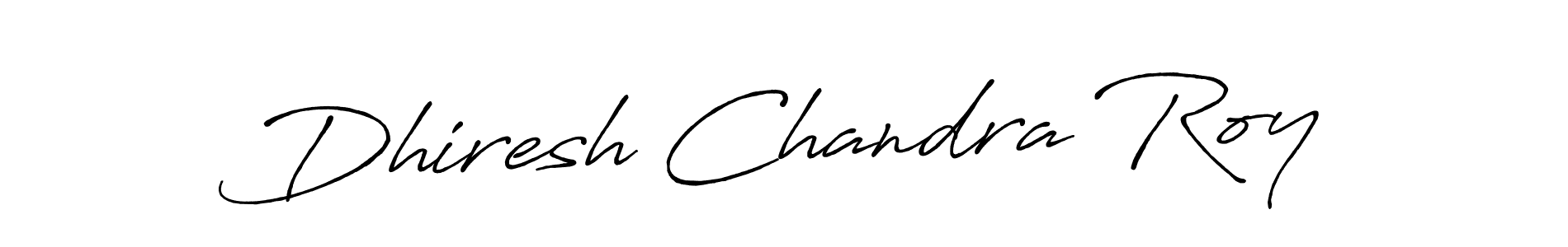 Also You can easily find your signature by using the search form. We will create Dhiresh Chandra Roy name handwritten signature images for you free of cost using Antro_Vectra_Bolder sign style. Dhiresh Chandra Roy signature style 7 images and pictures png