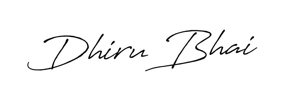 Also You can easily find your signature by using the search form. We will create Dhiru Bhai name handwritten signature images for you free of cost using Antro_Vectra_Bolder sign style. Dhiru Bhai signature style 7 images and pictures png